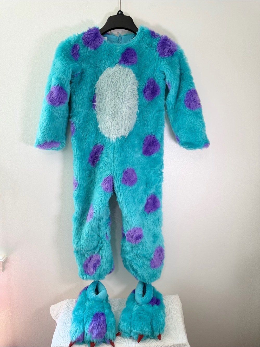 Pottery Barn Kids Sulley Costume 4-6 Monsters Inc Disney Pixar No Head